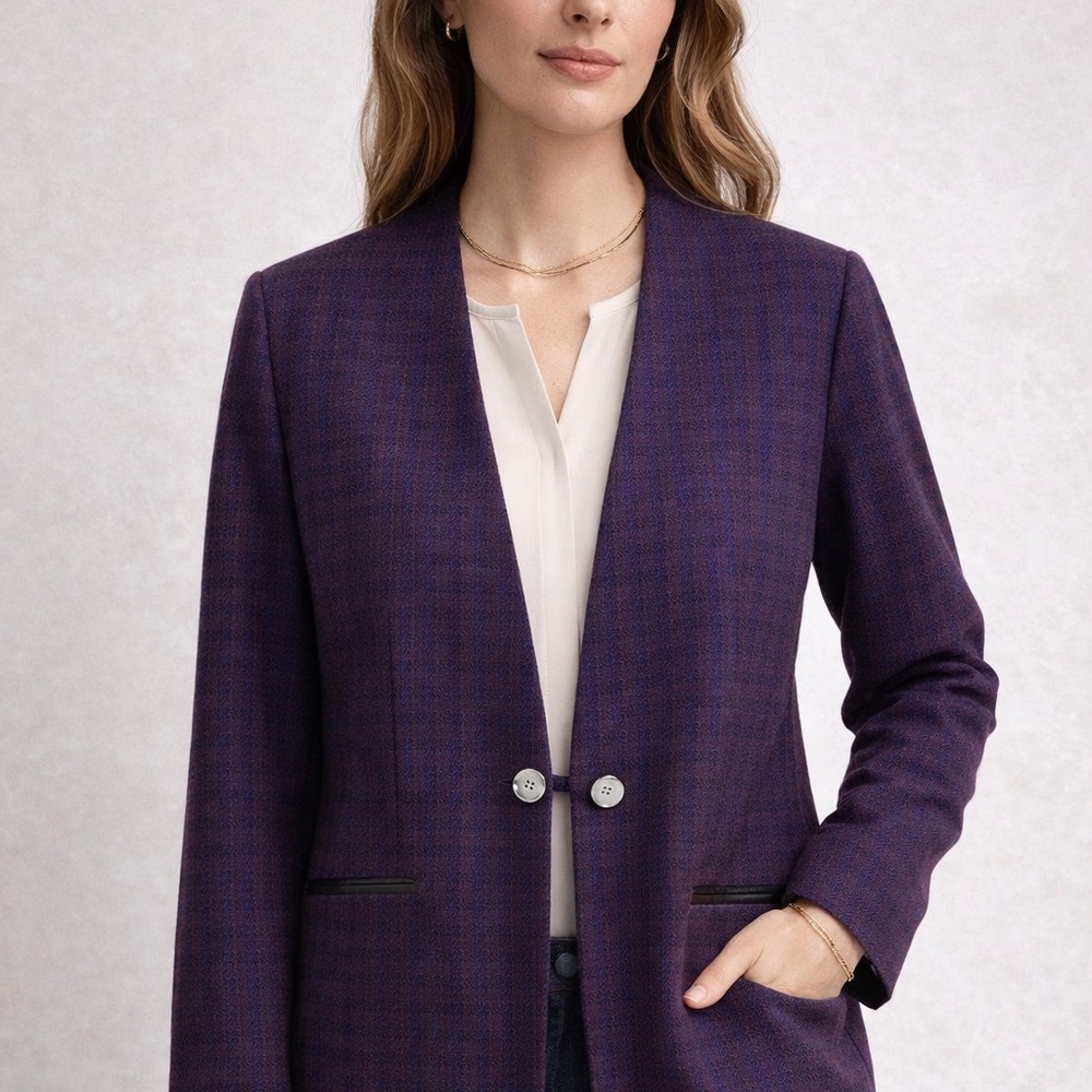 Ellen Tracy 100% Pure Wool Blazer